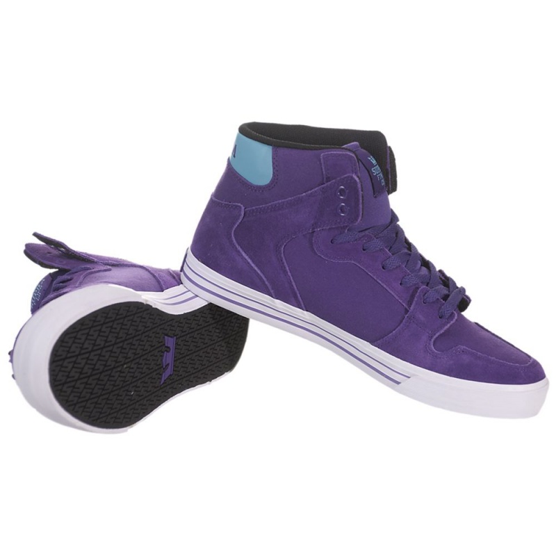 Supra Vaider Women's High Tops Purple | KJM-806453