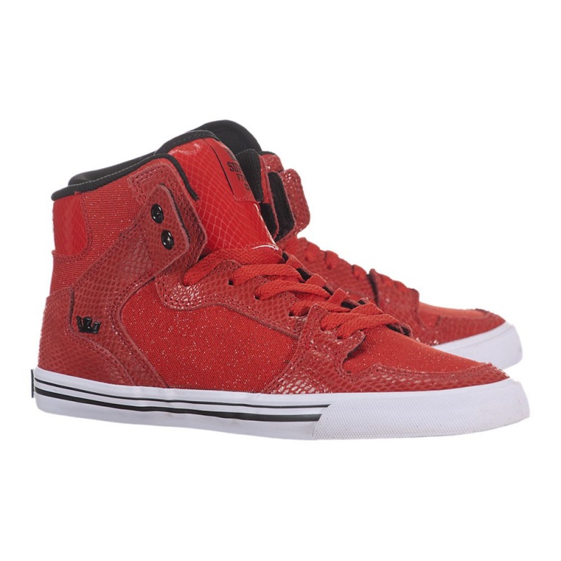 Supra Vaider Women's High Tops Red | VIW-203758