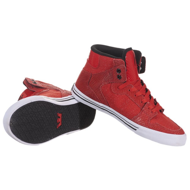 Supra Vaider Women's High Tops Red | VIW-203758