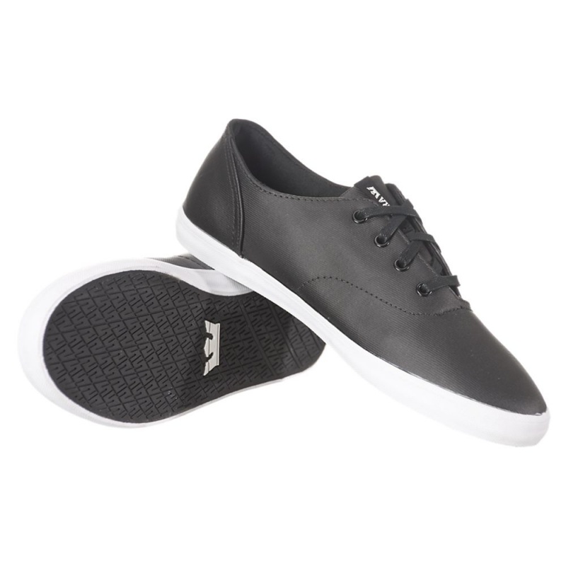 Supra Wrap Men's Low Tops Black | ZNY-279036