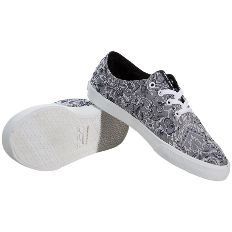 Supra Wrap Women's Low Tops Grey | SOW-659423